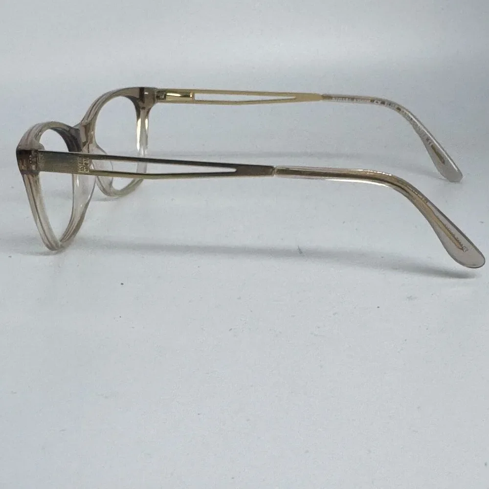 BCBG‎ Maxazria Cat Eye Clear Glitter Eyeglasses Elise Sand Shimmer 52 15 H15813
